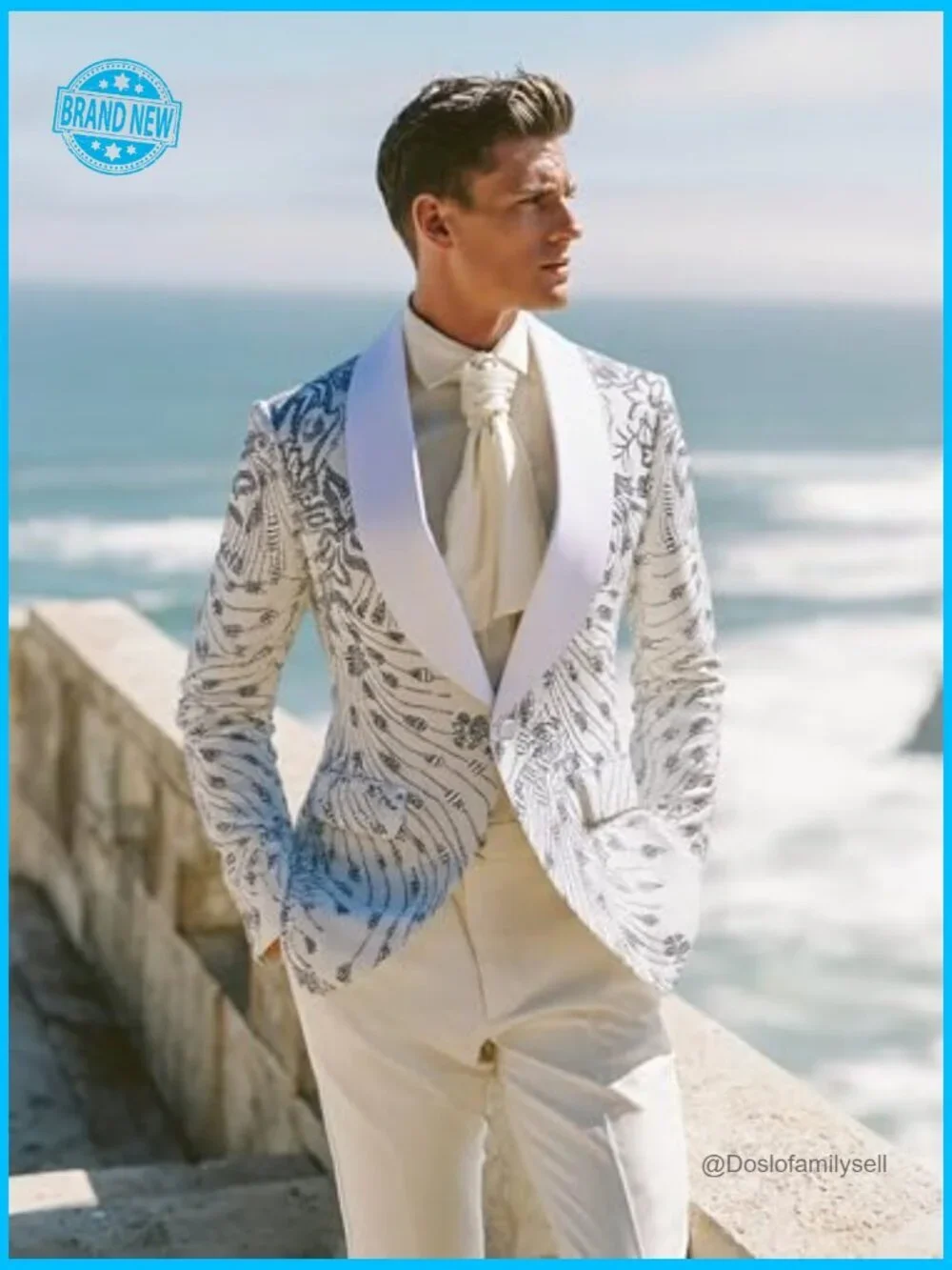 Sequins Velvet Shawl Collar Blazer Elegant Stage Party Prom Wedding Dinner
